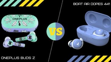 Oneplus Buds Z vs Boat Airdopes 441
