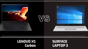 X1 Carbon Vs Surface Laptop 3
