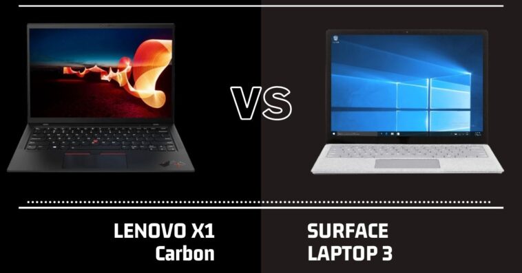 X1 Carbon Vs Surface Laptop 3