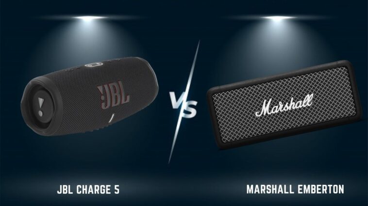 JBL Charge 5 Vs Marshall Emberton