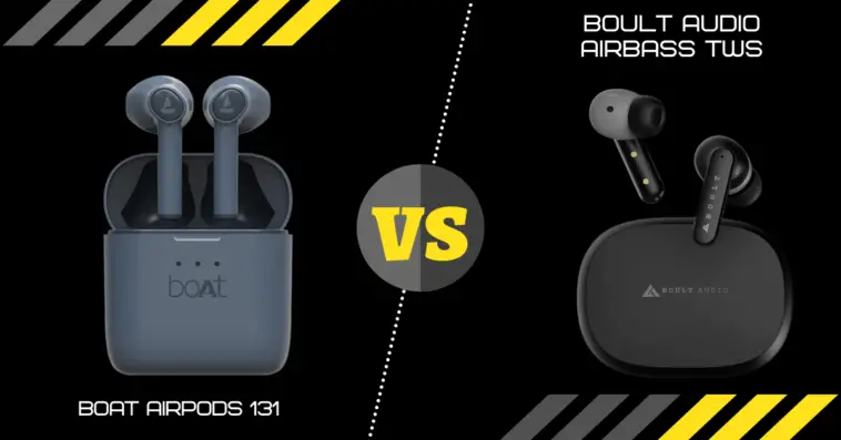 Boat Airpods 131 Vs Boult Audio Airbass TWS